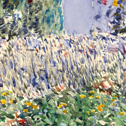 Il Giardino Di Thaxter Childe Hassam chs73 quadro stampato su tela