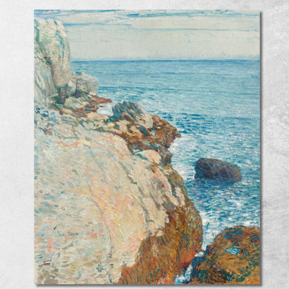 Le Isole Di Shoals Di Appledore Promontorio Orientale Childe Hassam chs75 quadro stampato su tela