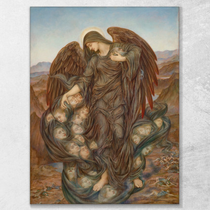 Il Campo Degli Uccisi Evelyn De Morgan emg38 quadro stampato su tela