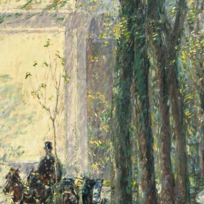 Sorgente Dell'Arco Di Washington Childe Hassam chs90 quadro stampato su tela