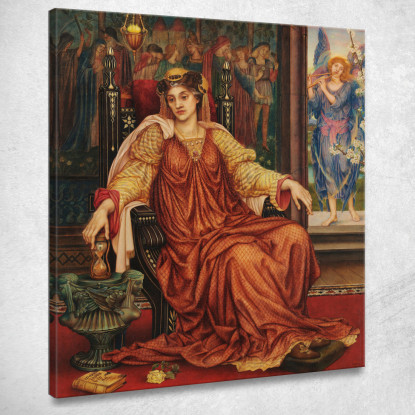 La Clessidra Evelyn De Morgan emg42 quadro stampato su tela