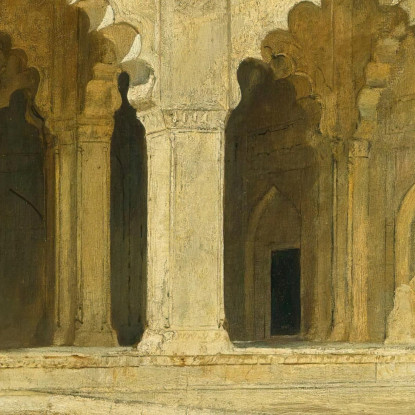 La Moschea Della Perla Agra Edwin Lord Weeks elw39 quadro stampato su tela