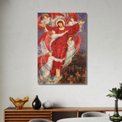 La Croce Rossa Evelyn De Morgan emg50 quadro stampato su tela