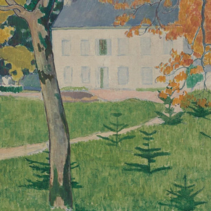 Casa Tra Gli Alberi Pont-Aven Emile Bernard ebr21 quadro stampato su tela