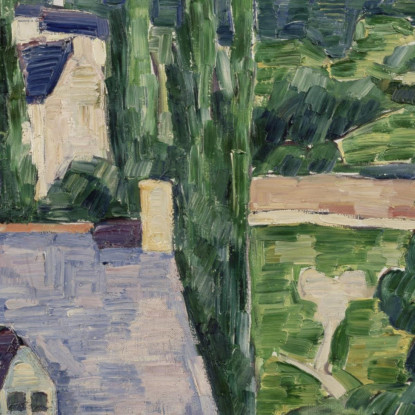 Paesaggio A Pont-Aven Emile Bernard ebr25 quadro stampato su tela