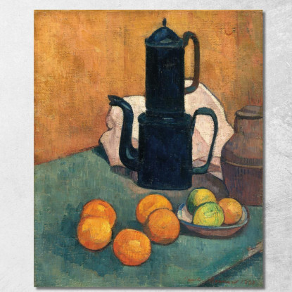 La Caffettiera Blu Emile Bernard ebr45 quadro stampato su tela