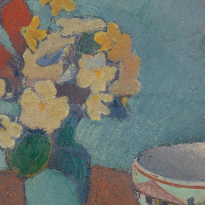 Vaso Con Fiori E Tazza Emile Bernard ebr51 quadro stampato su tela