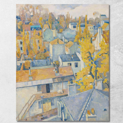 Veduta Dei Tetti Emile Bernard ebr52 quadro stampato su tela