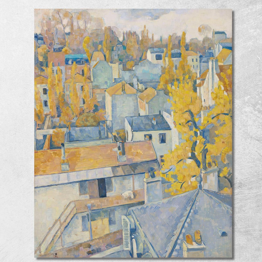 Veduta Dei Tetti Emile Bernard ebr52 quadro stampato su tela