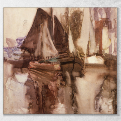Un Canale Olandese Frances Hodgkins fhd1 quadro stampato su tela