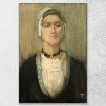 Una Ragazza Olandese Frances Hodgkins fhd2 quadro stampato su tela
