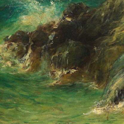 Sirene Ferdinand Leeke flk5 quadro stampato su tela