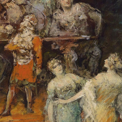 Il Re Nano Laurino Alla Corte Di Dietrich Von Bern Ferdinand Leeke flk18 quadro stampato su tela