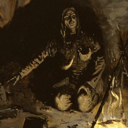 Le Foglie Secche Durarono Più A Lungo Di Lei Frederic Remington frm43 quadro stampato su tela