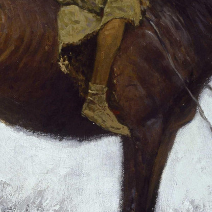 Il Ragazzo Pastore Frederic Remington frm47 quadro stampato su tela