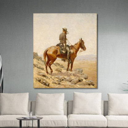 Il Belvedere Frederic Remington frm52 quadro stampato su tela