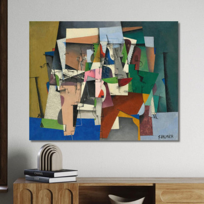 Le Piano Georges Valmier gvl45 quadro stampato su tela