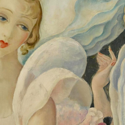 Le Donne Fatali Gerda Wegener gwg9 quadro stampato su tela