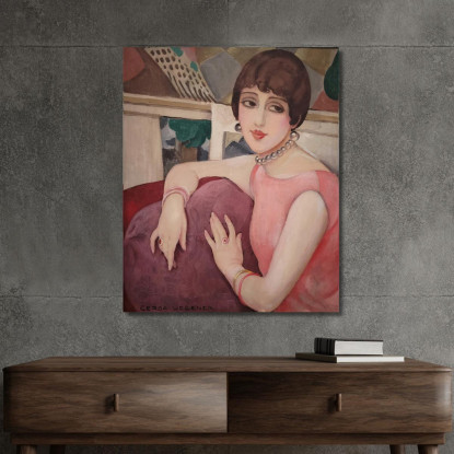 Lili Elbe Einar Wegener Gerda Wegener gwg10 quadro stampato su tela