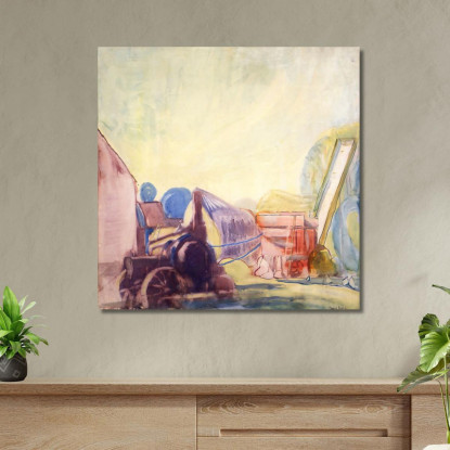 Motore Di Trazione Frances Hodgkins fhd47 quadro stampato su tela