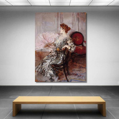 Ritratto Di Madame Torri Ballerina All'Opera Giovanni Boldini gbd49 quadro stampato su tela