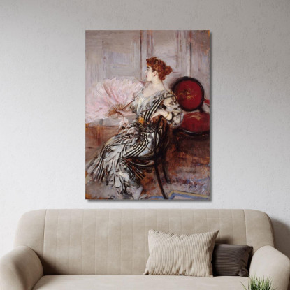 Ritratto Di Madame Torri Ballerina All'Opera Giovanni Boldini gbd49 quadro stampato su tela