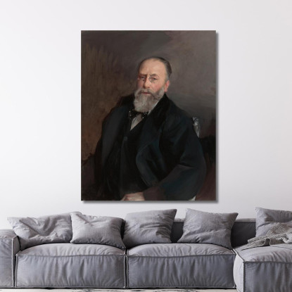 Ritratto Del Barone De Rothschild Giovanni Boldini gbd53 quadro stampato su tela