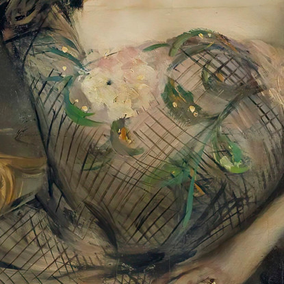 Ritratto Di Madame Arnold Seligmann Giovanni Boldini gbd65 quadro stampato su tela