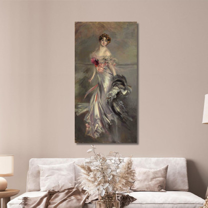 Ritratto Di Marthe Régnier Giovanni Boldini gbd67 quadro stampato su tela