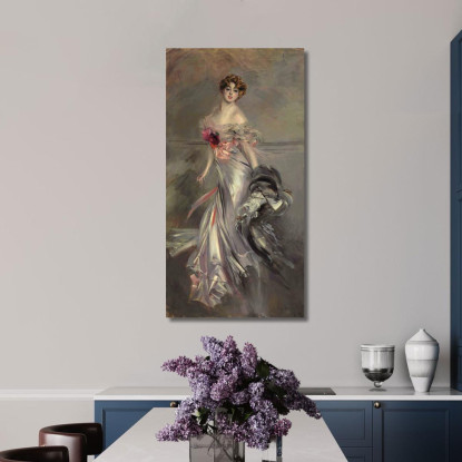 Ritratto Di Marthe Régnier Giovanni Boldini gbd67 quadro stampato su tela