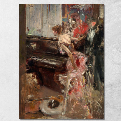 Considerando Giovanni Boldini gbd73 quadro stampato su tela