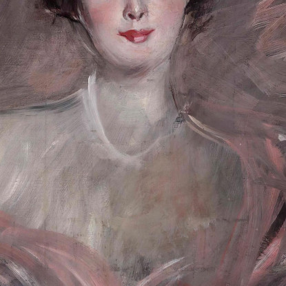 Ritratto Di Mademoiselle Emilienne Le Roy Giovanni Boldini gbd78 quadro stampato su tela
