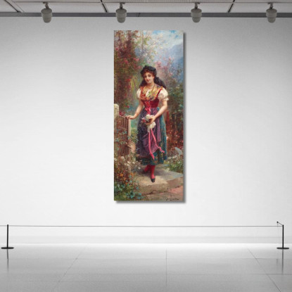 Andare In Chiesa Hans Zatzka hzt37 quadro stampato su tela