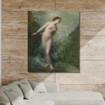 Andromeda Henri Fantin-Latour hft4 quadro stampato su tela