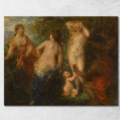 Sentenza Di Parigi Henri Fantin-Latour hft39 quadro stampato su tela