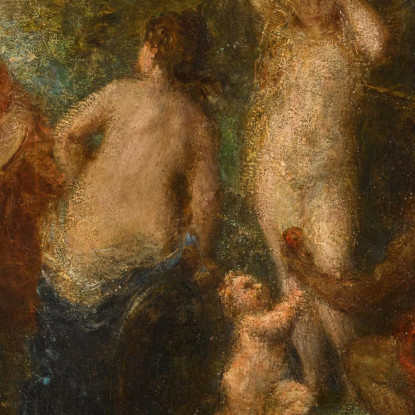 Sentenza Di Parigi Henri Fantin-Latour hft39 quadro stampato su tela