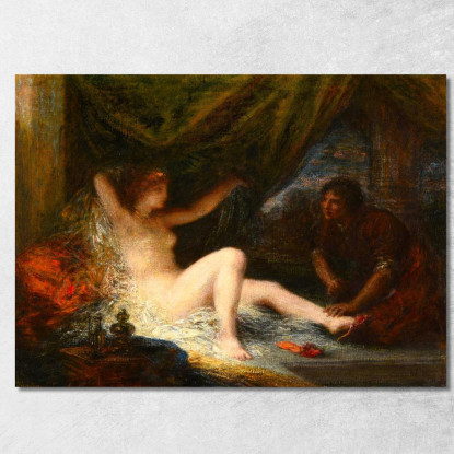 La Rivolta Henri Fantin-Latour hft45 quadro stampato su tela