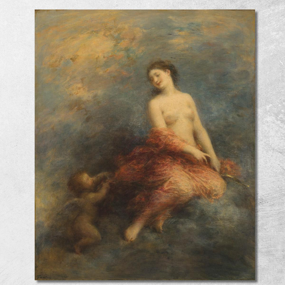 L'Aurora Henri Fantin-Latour hft50 quadro stampato su tela