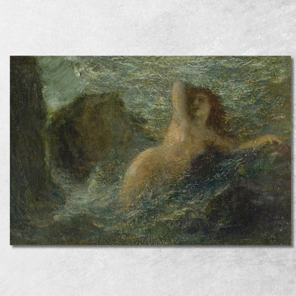 Ondine Gold La Ninfa Dell'Oro Del Mare Henri Fantin-Latour hft61 quadro stampato su tela