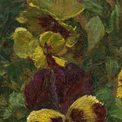 Viole Del Pensiero 2 Henri Fantin-Latour hft63 quadro stampato su tela