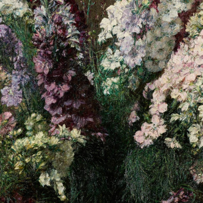 Larkspur Henri Fantin-Latour hft67 quadro stampato su tela