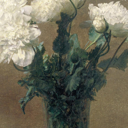 Papaveri Henri Fantin-Latour hft70 quadro stampato su tela