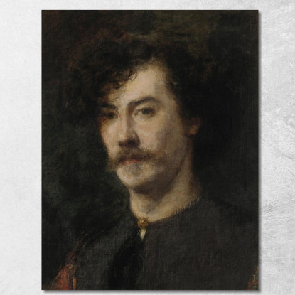 Ritratto Di Whistler Henri Fantin-Latour hft75 quadro stampato su tela