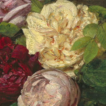 Belle Rose Su Un Tavolo Henri Fantin-Latour hft82 quadro stampato su tela