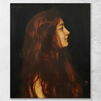 Cenerentola Franz von Stuck fvs15 quadro stampato su tela