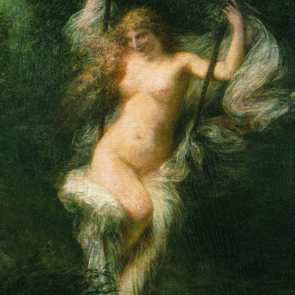 Sara La Bagnante Henri Fantin-Latour hft91 quadro stampato su tela