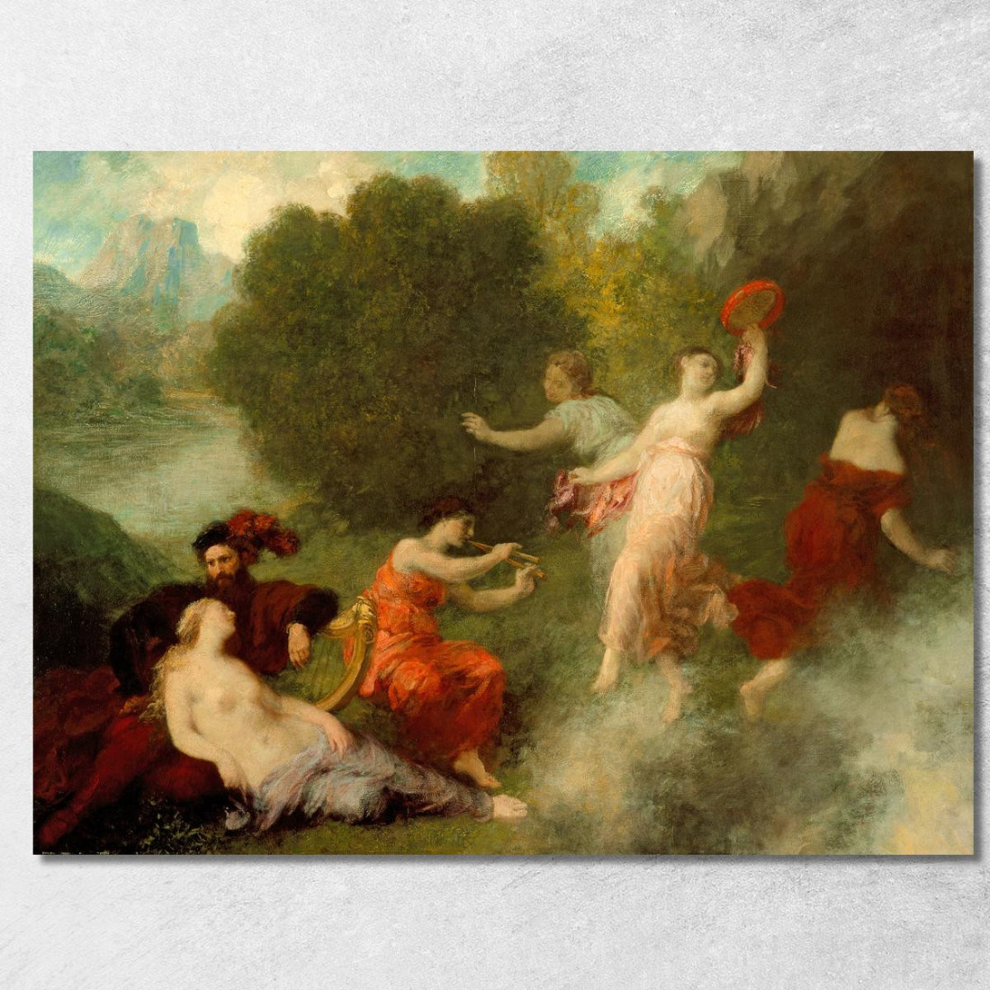 Tannhäuser Sul Monte Venusberg Henri Fantin-Latour hft115 quadro stampato su tela