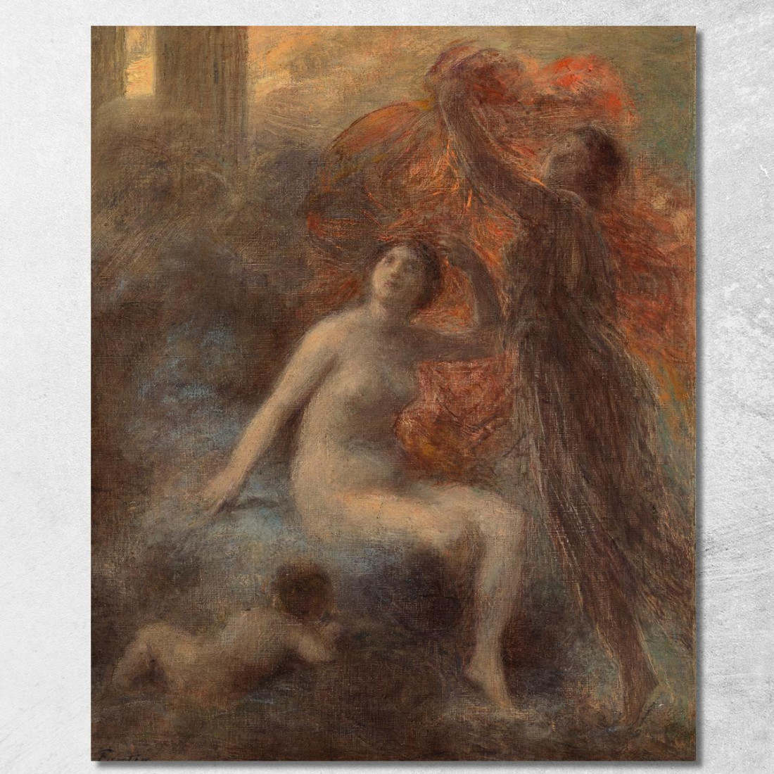 Il Palazzo Dell'Aurora Henri Fantin-Latour hft123 quadro stampato su tela