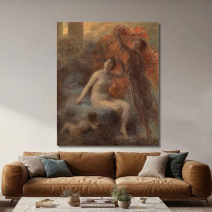 Il Palazzo Dell'Aurora Henri Fantin-Latour hft123 quadro stampato su tela