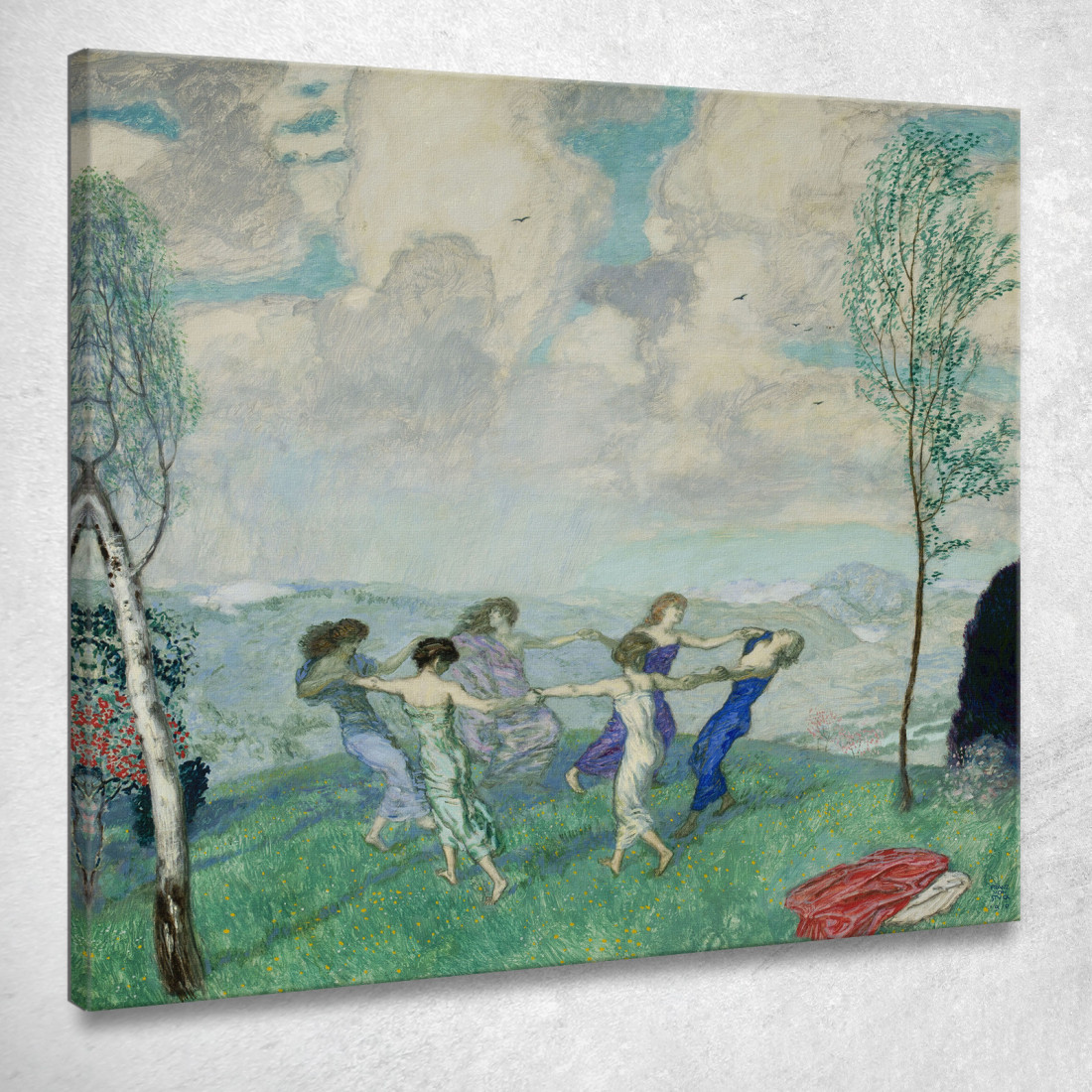Cerchio Danzante Franz von Stuck fvs20 quadro stampato su tela
